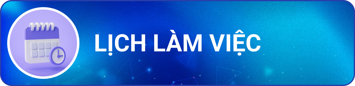 Lịch làm việc