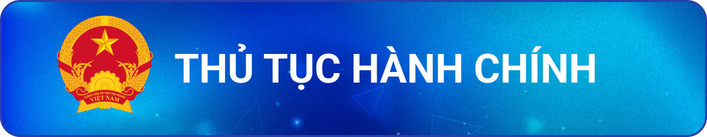 Thủ tục hành chính