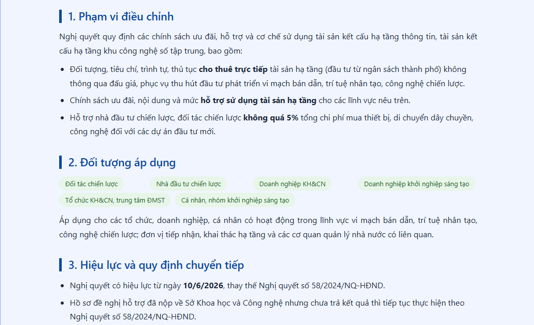 Đà Nẵng ban hành chính sách ưu đãi, hỗ trợ phát triển vi mạch bán dẫn, trí tuệ nhân tạo và công nghệ chiến lược